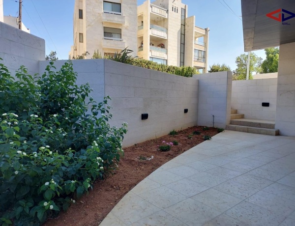 Luxury 3-Bedrooms Semi Ground Apartment with Garden - 4th Circle,Amman