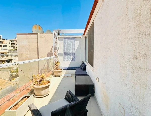 Luxury 2-Bedroom Rooftop Apartment for Rent in Abdoun, Amman