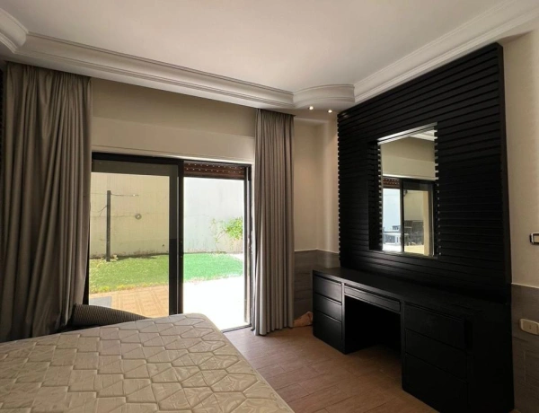 Fully Furnished 3-Bedroom Ground Floor Apartment with Private Garden in Wadi Saqra – Amman