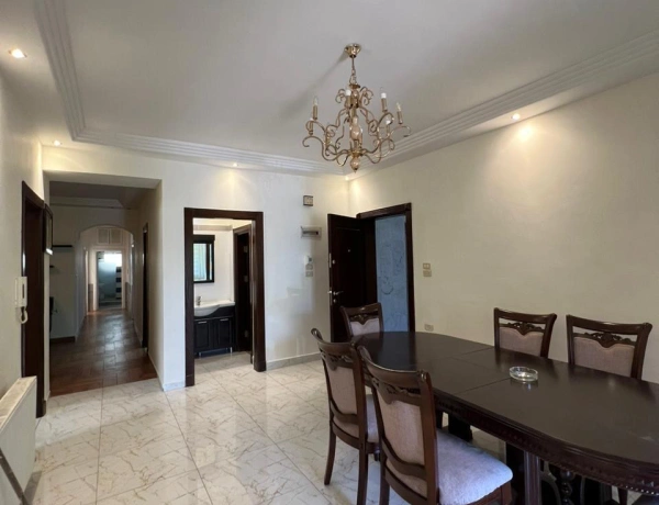 Fully Furnished 3-Bedroom Ground Floor Apartment with Private Garden in Wadi Saqra – Amman