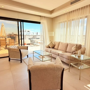 Luxury 2-Bedroom Rooftop Apartment for Rent in Abdoun, Amman | Modern & Private Living