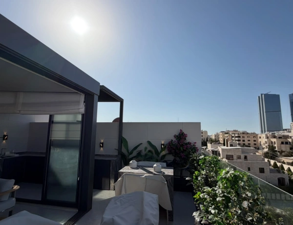 Luxury 3-Bedroom Duplex Rooftop Apartment for Rent in Abdoun, Amman