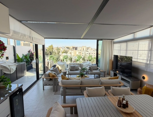 Luxury 3-Bedroom Duplex Rooftop Apartment for Rent in Abdoun, Amman