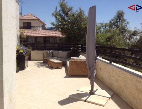 Modern Furnished 2-Bedroom Rooftop for Rent in Abdoun with Panoramic Views | 120 sqm