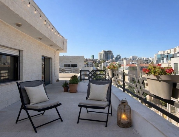 Luxury 2-Bedroom Rooftop Apartment for Rent in Abdoun | 150 sqm + 200 sqm Terrace