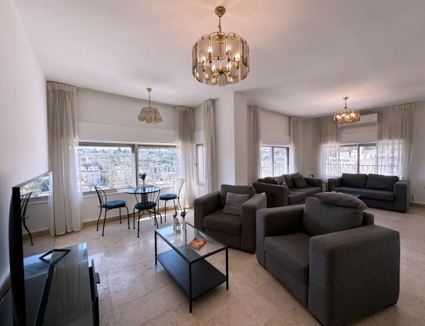 Charming Weibdeh Apartment with Panoramic Citadel & Amman Views