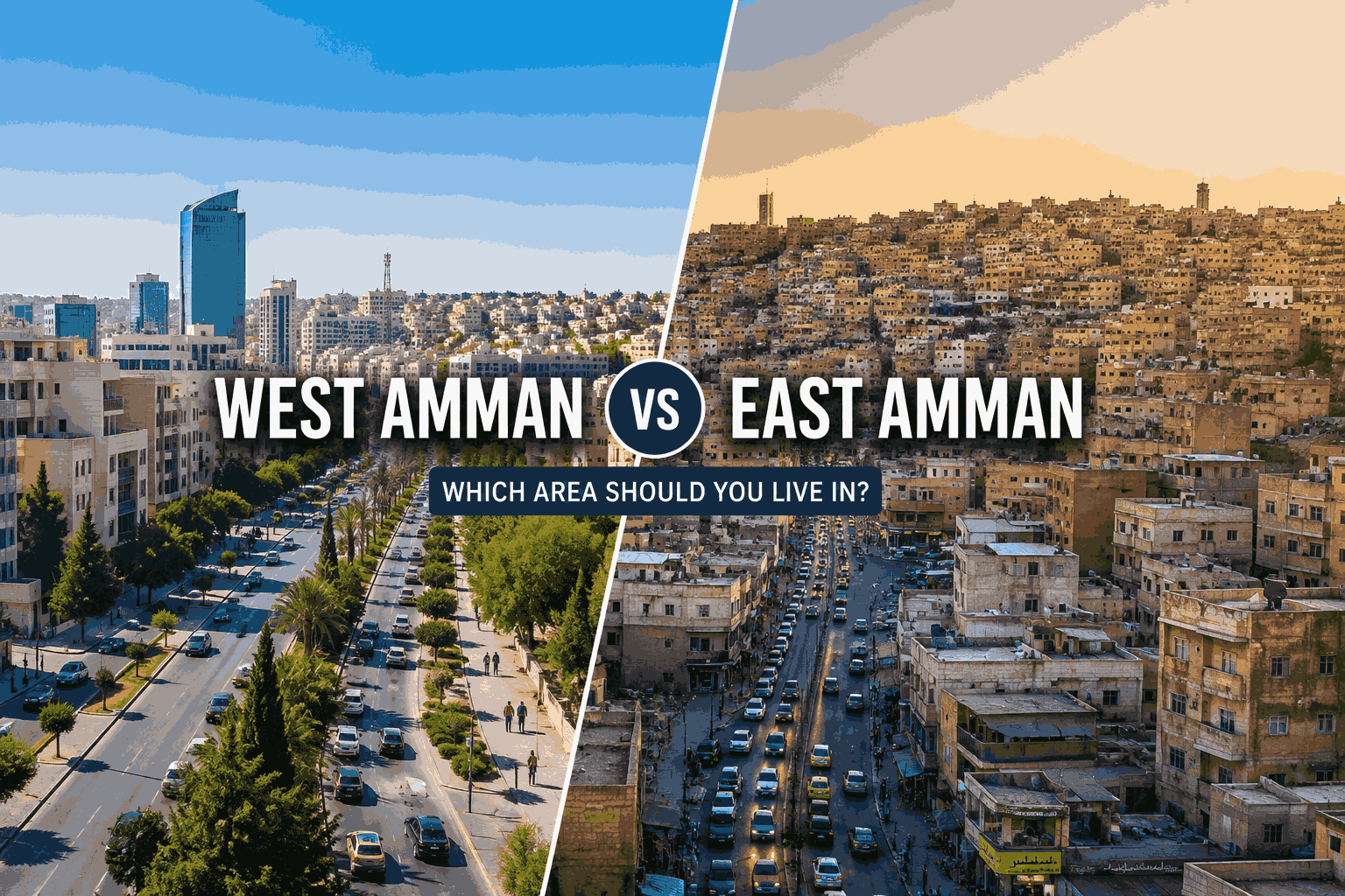 West Amman vs East Amman: Which Area Should You Live In?