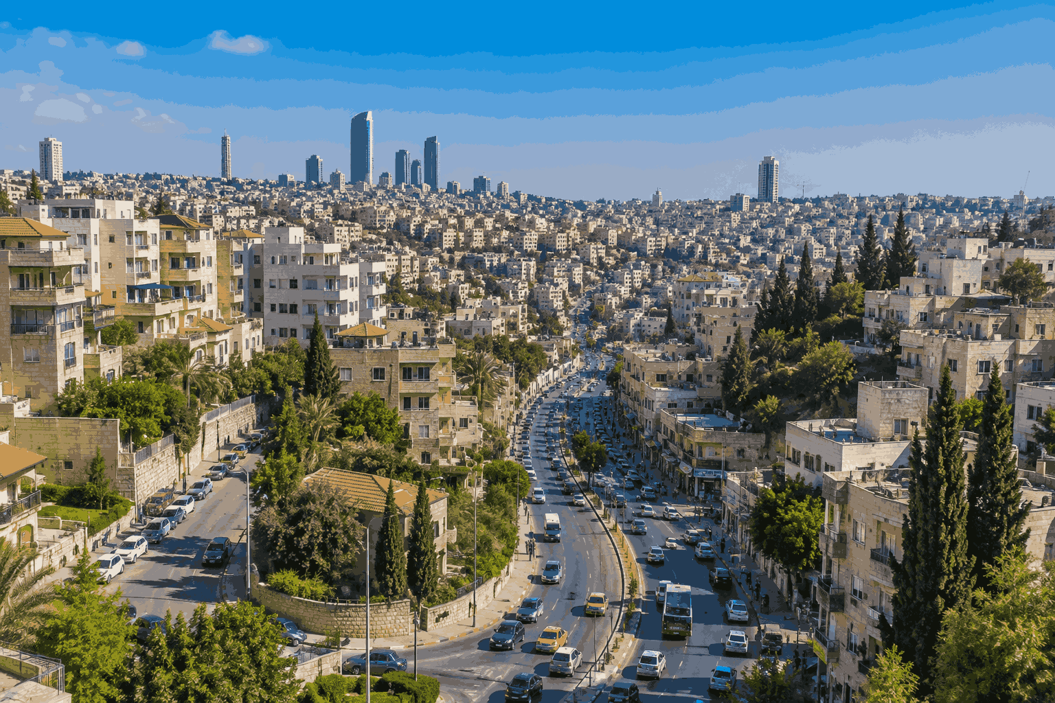 west-amman-east-amman-cityscape